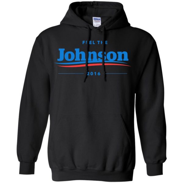 gary johnson hoodie - black