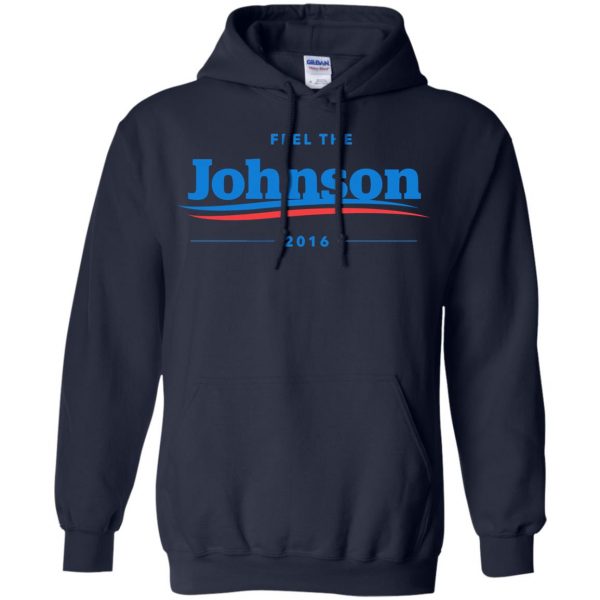 gary johnson hoodie - navy blue