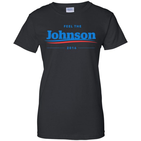 gary johnson womens t shirt - lady t shirt - black