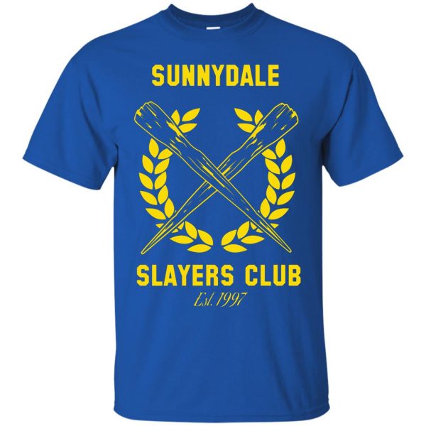 slayers t shirt - royal blue