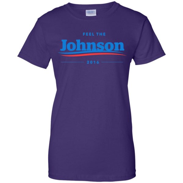 gary johnson womens t shirt - lady t shirt - purple
