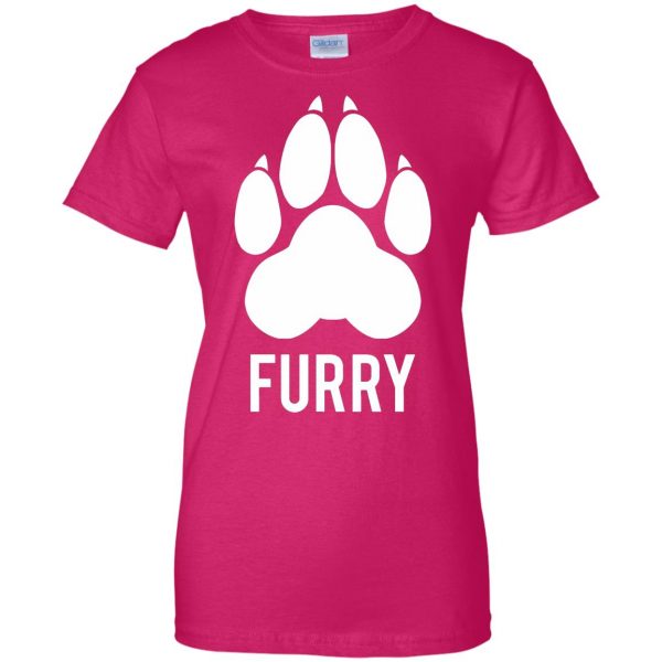 paw print womens t shirt - lady t shirt - pink heliconia