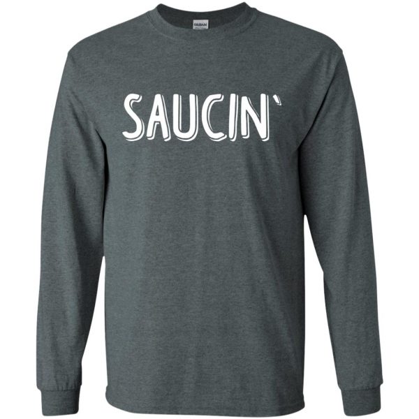 saucin long sleeve - dark heather