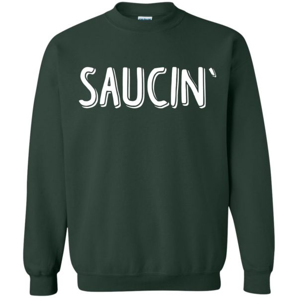saucin sweatshirt - forest green