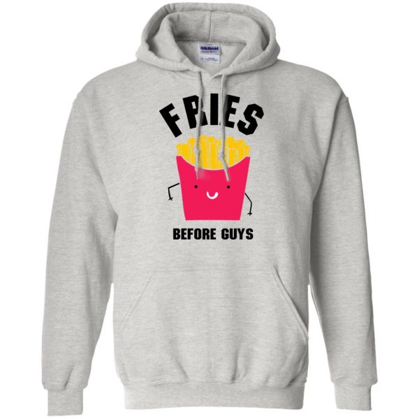 fries before guys hoodie - ash