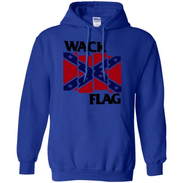 confederate flag hoodie - royal blue
