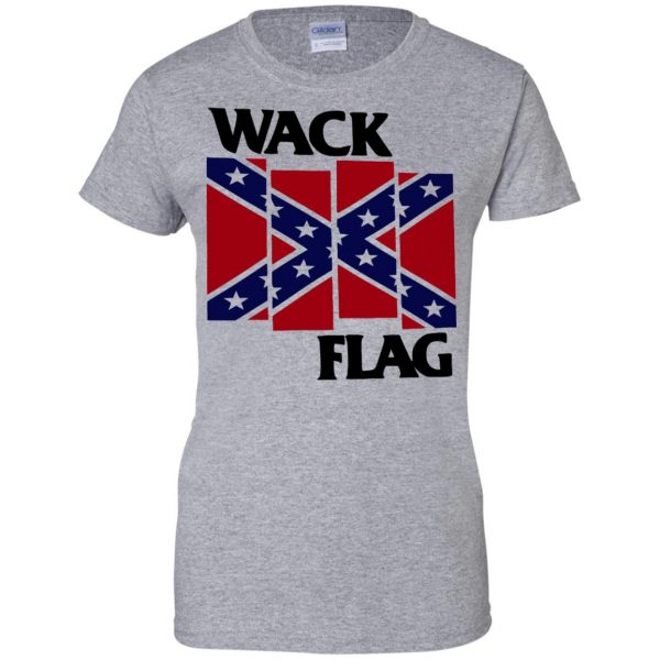 confederate flag womens t shirt - lady t shirt - sport grey