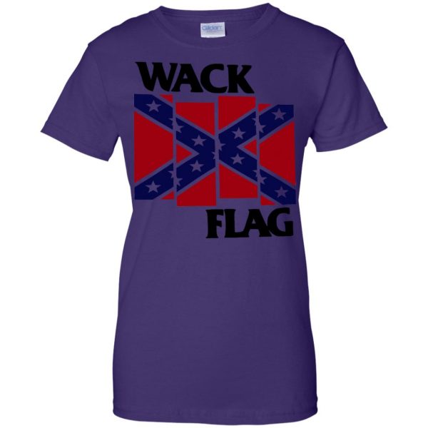 confederate flag womens t shirt - lady t shirt - purple