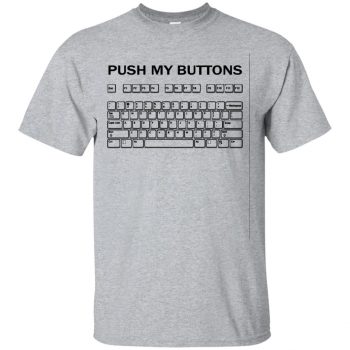 push my buttons shirt - sport grey