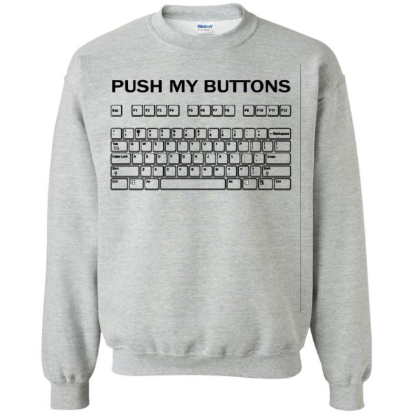 push my buttons sweatshirt - sport grey