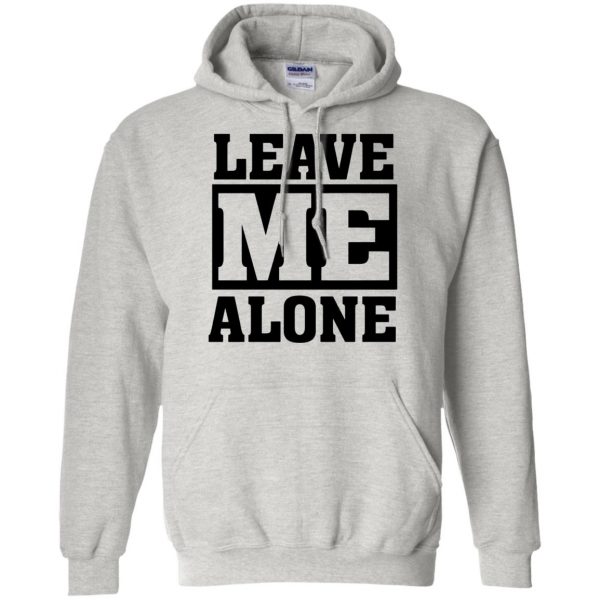 leave me alones hoodie - ash