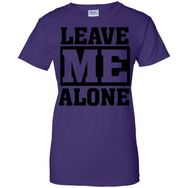 leave me alones womens t shirt - lady t shirt - purple