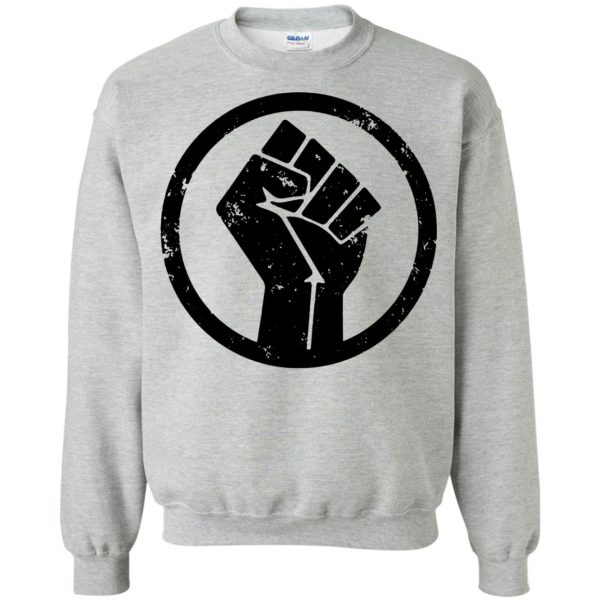 black power sweatshirt - sport grey