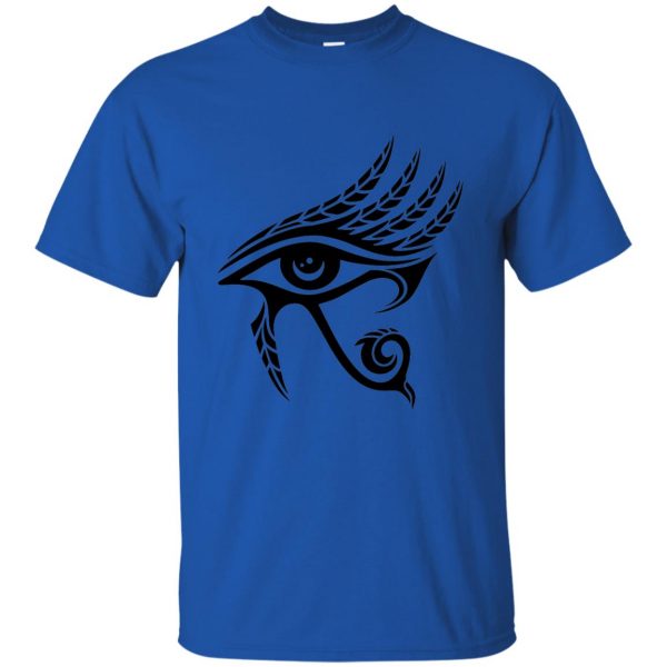 eye of horuss t shirt - royal blue