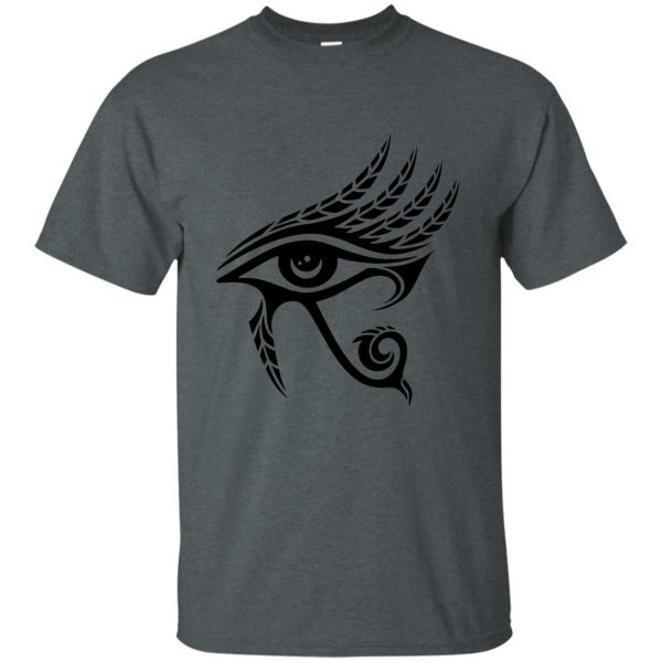 eye of horuss t shirt - dark heather