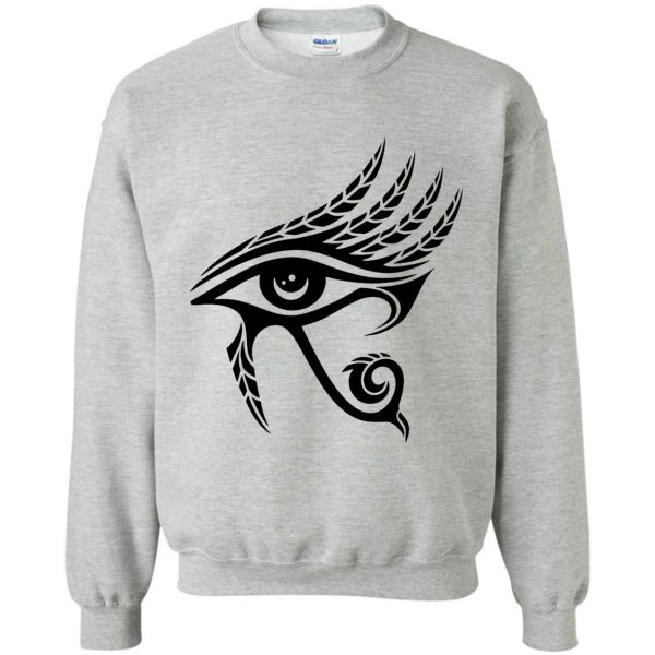 eye of horuss sweatshirt - sport grey