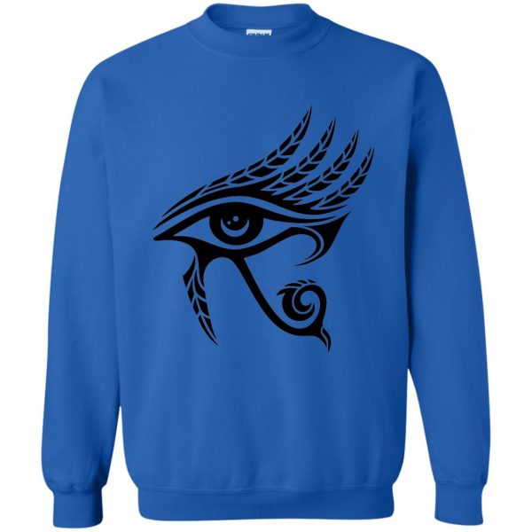 eye of horuss sweatshirt - royal blue