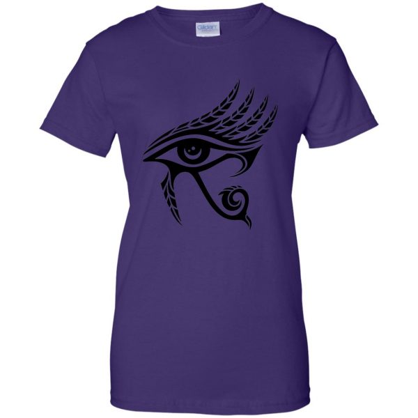 eye of horuss womens t shirt - lady t shirt - purple