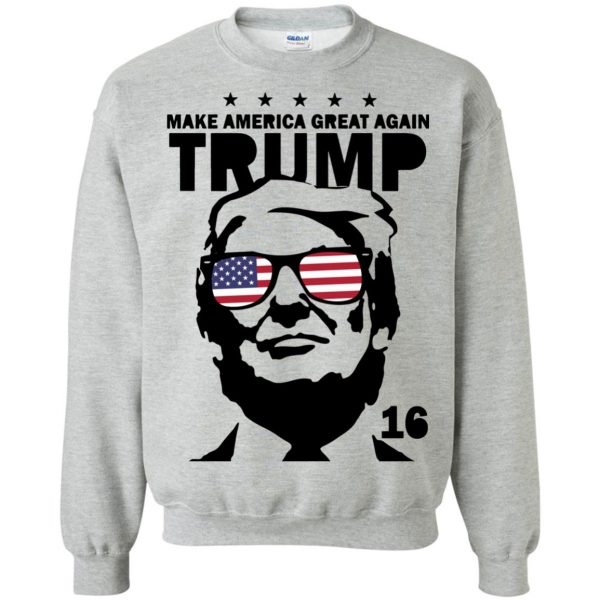 trump deal with it sweatshirt - sport grey
