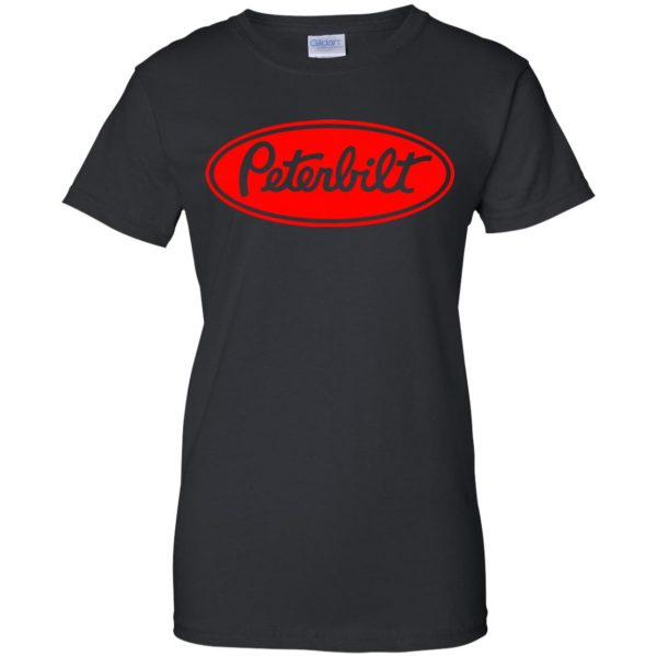 peterbilt womens t shirt - lady t shirt - black