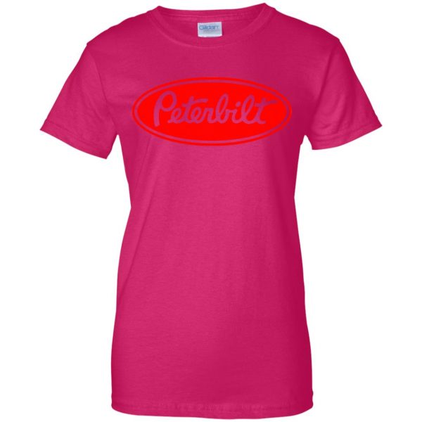 peterbilt womens t shirt - lady t shirt - pink heliconia