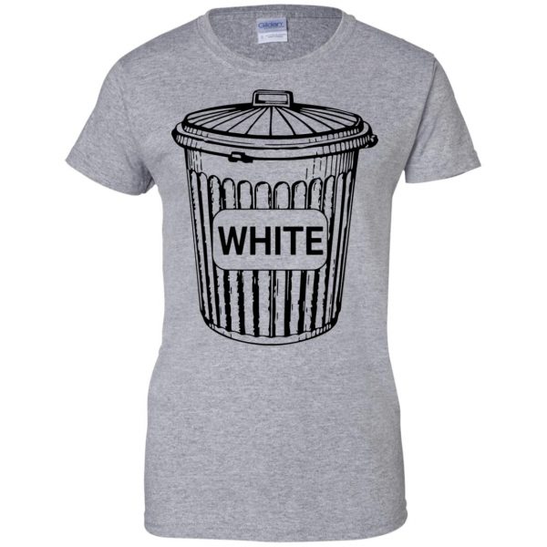 white trashs womens t shirt - lady t shirt - sport grey