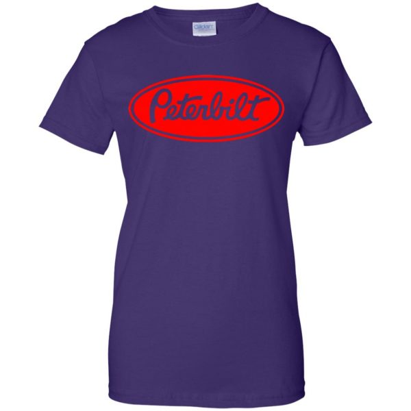 peterbilt womens t shirt - lady t shirt - purple