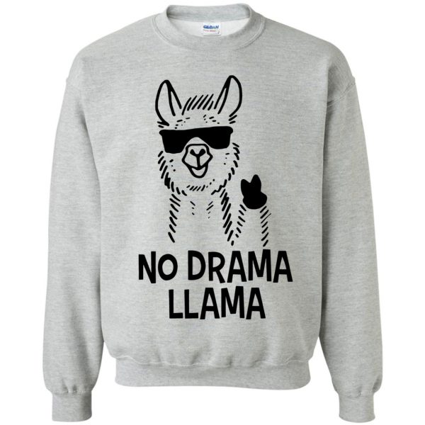llamas sweatshirt - sport grey
