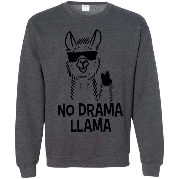 llamas sweatshirt - dark heather