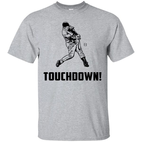touchdown baseball shirt - sport grey