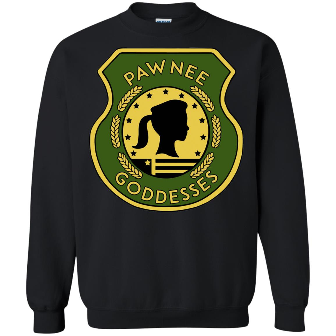 pawnee goddesses sweatshirt - black