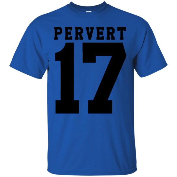 pervert t shirt - royal blue