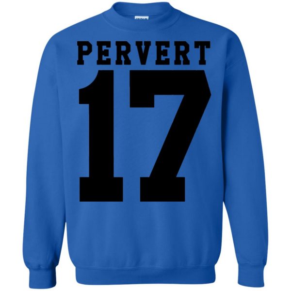 pervert sweatshirt - royal blue