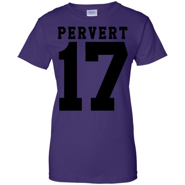 pervert womens t shirt - lady t shirt - purple