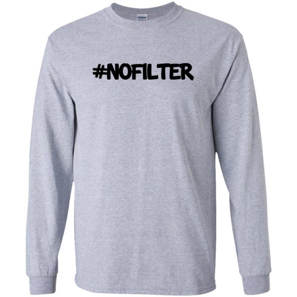 no filter long sleeve - sport grey