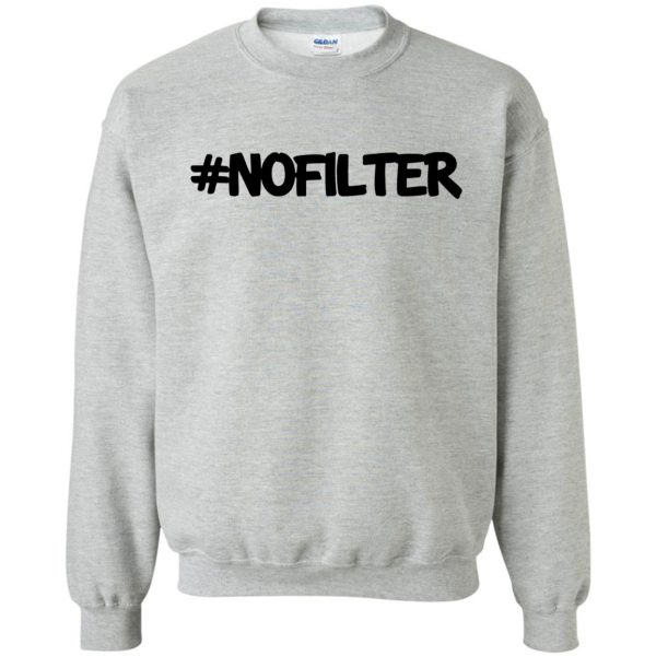 no filter sweatshirt - sport grey
