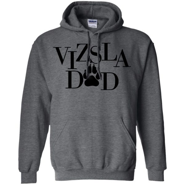 vizsla hoodie - dark heather