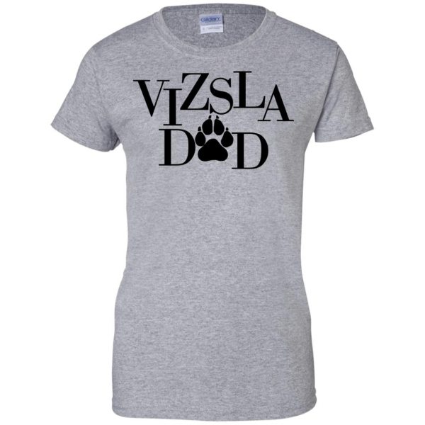 vizsla womens t shirt - lady t shirt - sport grey