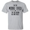 middle child shirt - sport grey