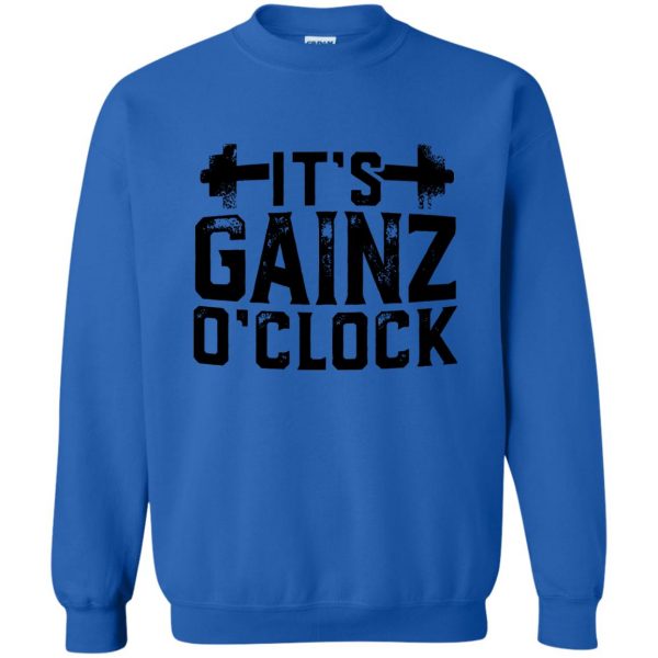 gainzs sweatshirt - royal blue