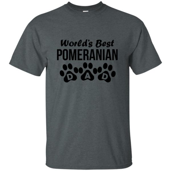 pomeranian t shirt - dark heather