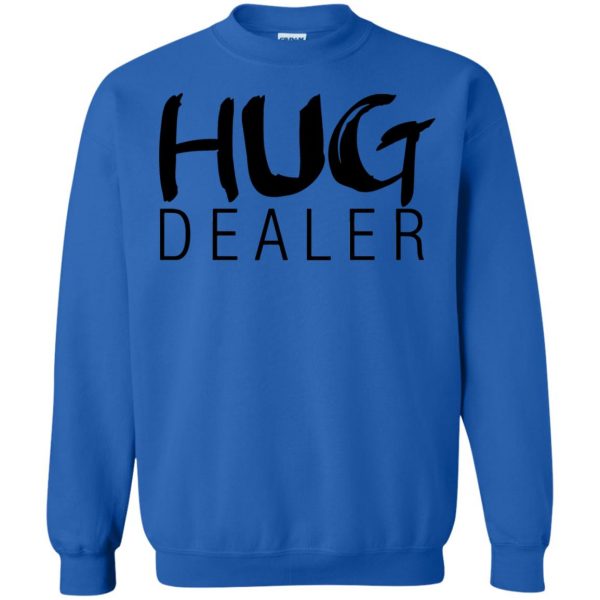 hug dealer sweatshirt - royal blue