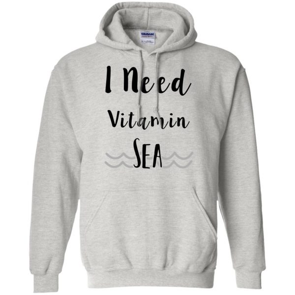 i need vitamin sea hoodie - ash