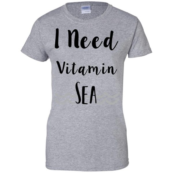 i need vitamin sea womens t shirt - lady t shirt - sport grey