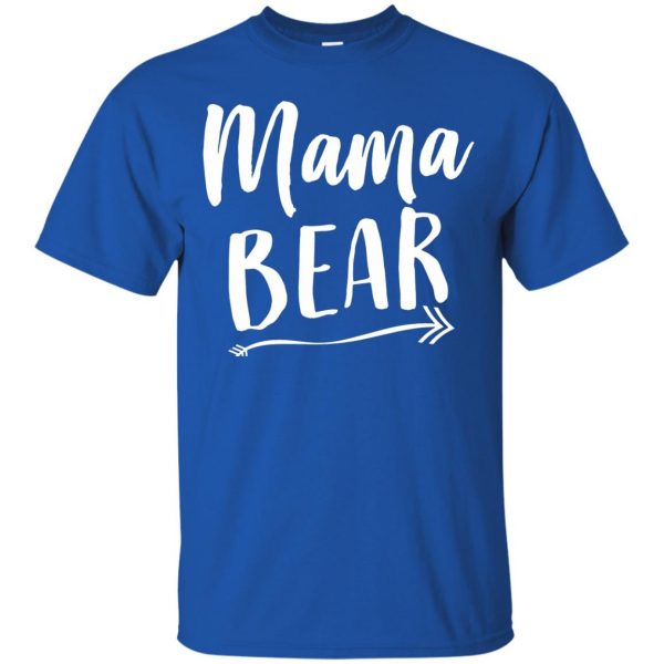 mama bear t shirt - royal blue