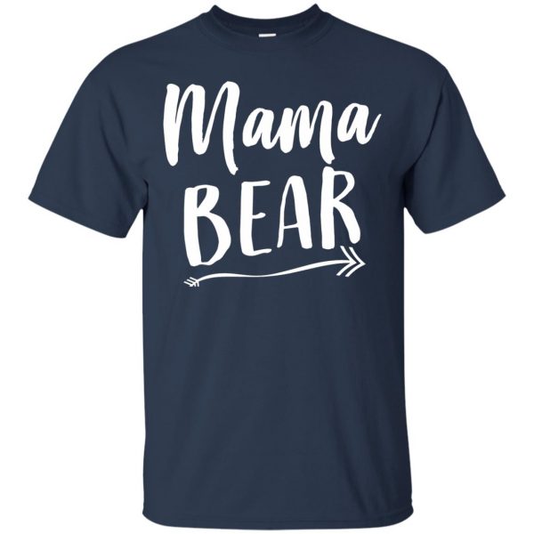 mama bear t shirt - navy blue