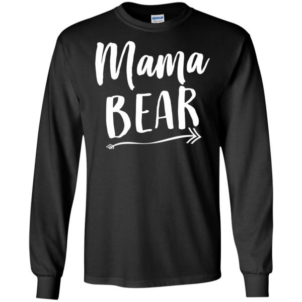 mama bear long sleeve - black