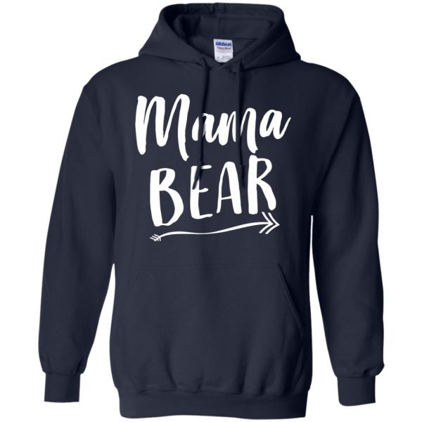 mama bear hoodie - navy blue