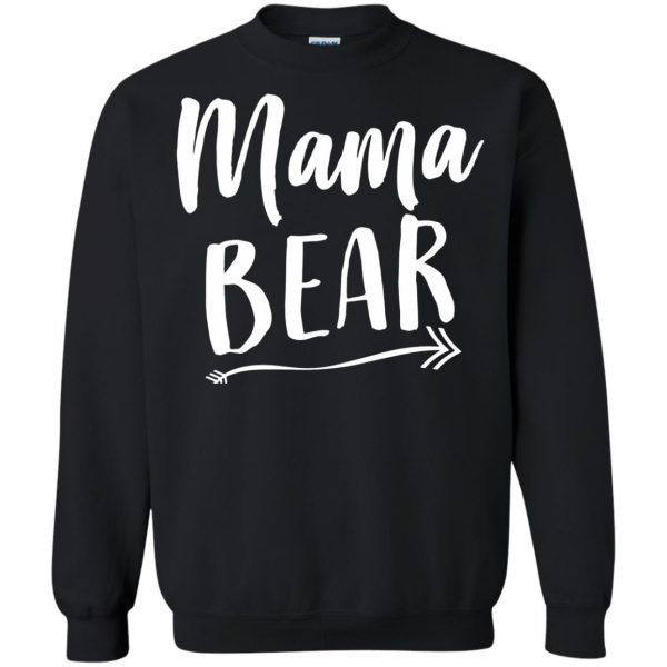 mama bear sweatshirt - black