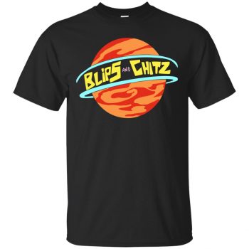 blips and chitz shirt - black